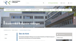 Desktop Screenshot of krankenhaus-bietigheim.de